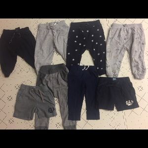 Bundle of lounge pants shorts h&m gap cat & jack